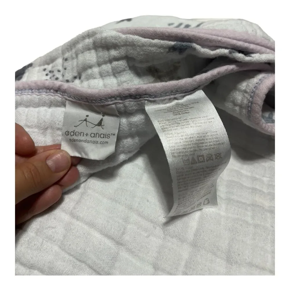 Aden & Anais Dream Blanket Quilt Muslin 4-Layer Boutique Rock Star Pink